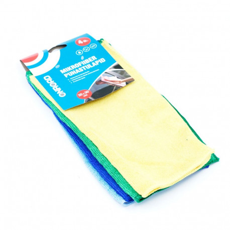 Mikrofiiber puhastuslapid 4tk 30x30cm