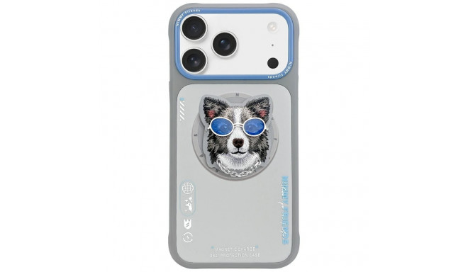 Nimmy Glasses Cool Dog MagSafe Case for iPhone 17 Pro - Gray