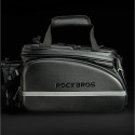 Rockbros A6-6 bicycle bag for trunk, 35 l, with fold-out pockets - black