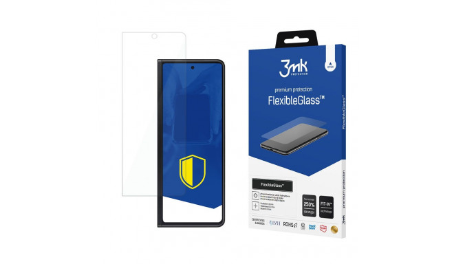Tempered glass 3mk FlexibleGlass for Samsung Galaxy Z Fold 3 5G (front)