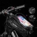 Rockbros B68-1 armored bicycle bag with phone pocket 1.7l - black