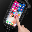 Rockbros B68-1 armored bicycle bag with phone pocket 1.7l - black