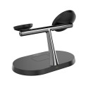 Maxlife wireless charger 3in1 15W, black (MXWC-03) (opened package)