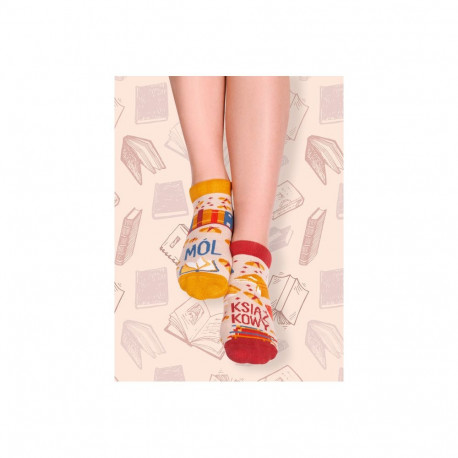 Ankle Socks "Mól książkowy" ("Bookworm") 35-38