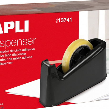 Kleeplindialus Apli, must, lindile 33/ 66m, laius kuni 19 mm