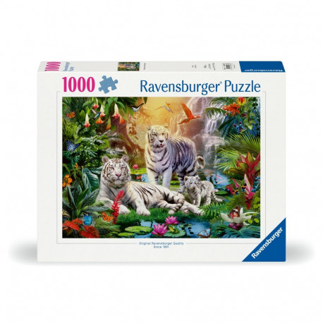 Ravensburger pusle 1000 tk: Valge tiigri perekond