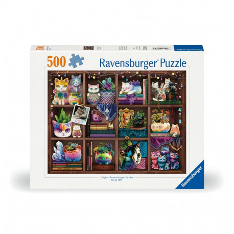 Ravensburger pusle 500 tk: kassid ja sukulendid