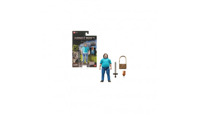 Minecraft Steve Action Figure &amp; Accessories, 4-inch Toy Set Inspired by A Movie