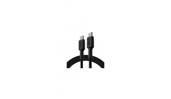 Green Cell KABGC30 USB cable USB 2.0 1.2 m USB C Black