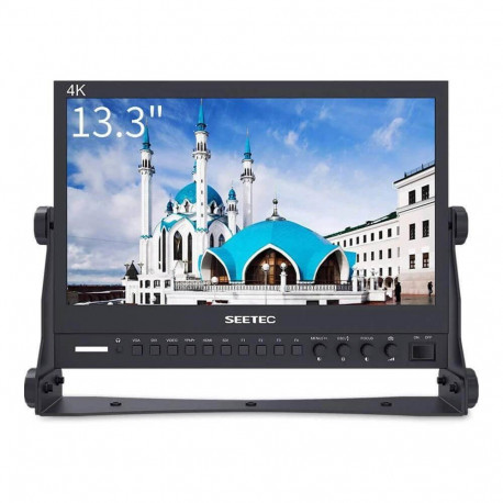 SEETEC 13.3" Aluminum Design IPS 1920x1080 Pro Broadcast LCD Monitor with 3G SDI HDMI AV