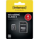 "CARD Micro Card 4GB Intenso inkl. SD Adapter"