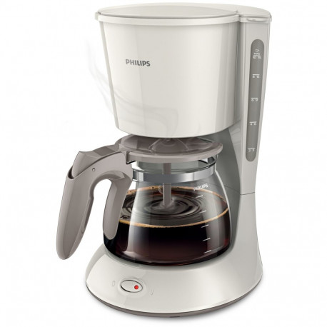 Philips Daily Collection Coffee maker HD7461/00 With glass jug White