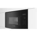 BOSCH Built-In Microwave BFL524MB0, 800W, 20L, black