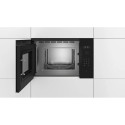BOSCH Built-In Microwave BFL524MB0, 800W, 20L, black