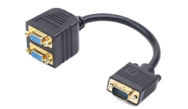Adapter VGA(M)-> 2xVGA(F) 20cm
