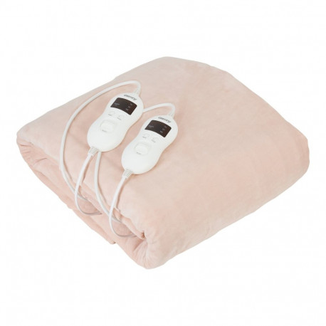 Camry elektriline tekk CR 7424 8 kütmetaseme jaoks 2 inimesele pestav korallfliis 2 x 60 W beež