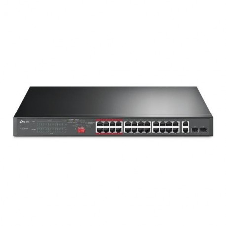 Switch|TP-LINK|TL-SL1226P|Desktop/pedestal|24x10Base-T / 100Base-TX|2x10Base-T / 100Base-TX / 1000Ba