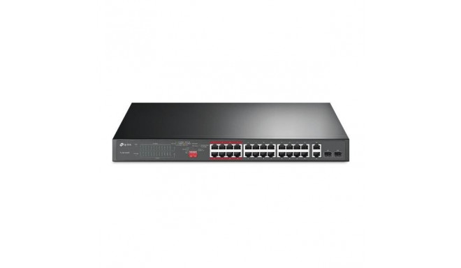 Switch|TP-LINK|TL-SL1226P|Desktop/pedestal|24x10Base-T / 100Base-TX|2x10Base-T / 100Base-TX / 1000Ba