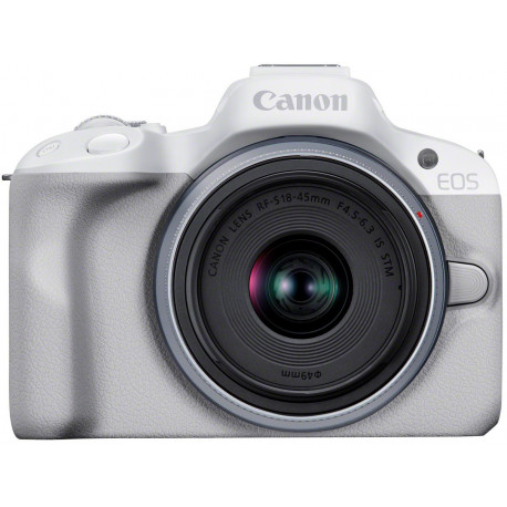Canon EOS R50 + 18-45mm, valge (avatud pakend)