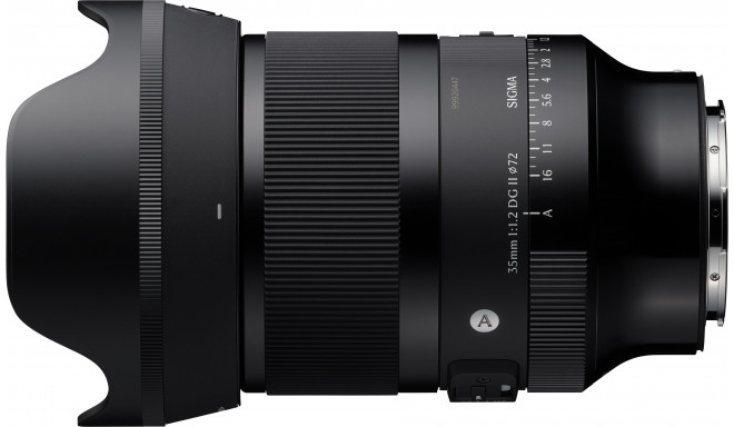 Sigma 35mm f/1.2 DG II Art objektiiv L-bajonett
