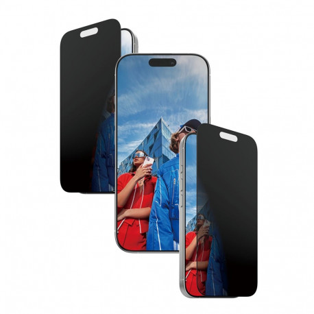 Kaitseklaas privaatsusfiltriga Apple iPhone 17 / iPhone 16 Pro, Ultra-Wide Fit, PanzerGlass