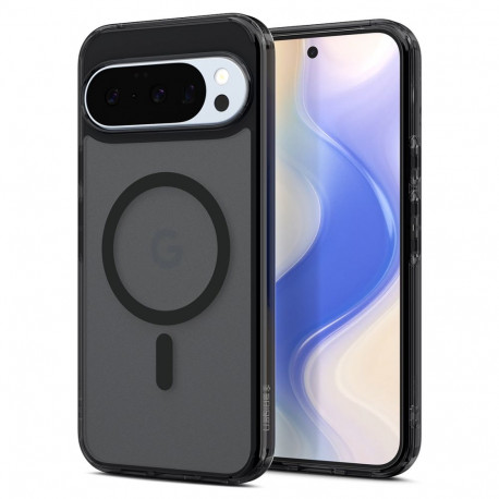 Kaitseümbris Ultra Hybrid (MagFit), Google Pixel 10 Pro / Pixel 10, tume läbipaistev, Qi2/MagSafe üh