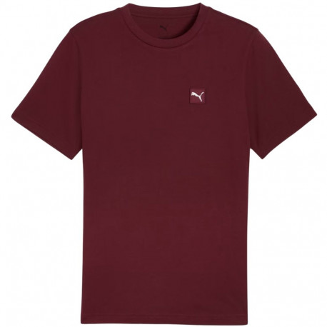 Puma meeste t-särk Ess Elevated Tee 684726 96 S, burgundiapunane