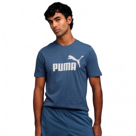 Koszulka męska Puma Ess No.1 Logo Tee (s) niebieska 682533 80 L
