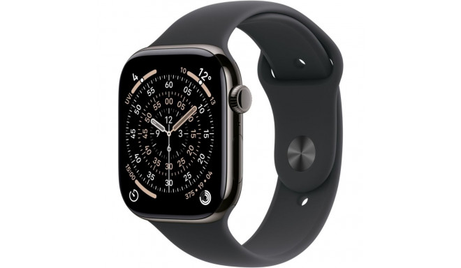 Nutikell Apple Series 11 LTE 46mm Slate Ti/Black Sport M/L