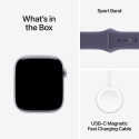 Nutikell Apple Series 11 GPS 46mm Silver/Purple Fog Sport M/L