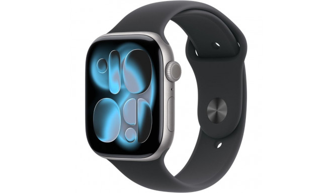 Nutikell Apple Series 11 GPS 42mm Space Grey/Black Sport S/M