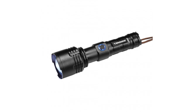 Tiross professionaalne laetav taskulamp 20W 1300lm LED TS-1888
