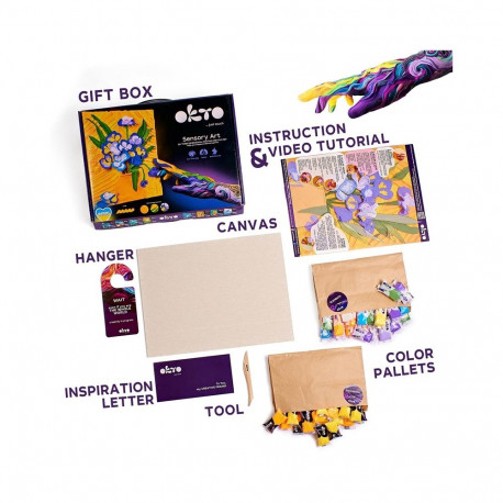 SENSORY ART CREATIVE SET IRISES