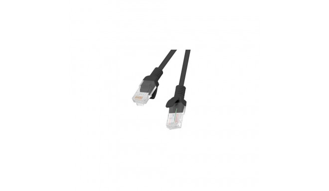 PATCHCORD CAT.5E UTP 2M BLACK FLUKE PASSED LANBERG 10-PACK