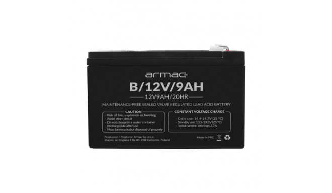 UNIVERSAL UPS BATTERY ARMAC VRLA AGM 12V/9AH