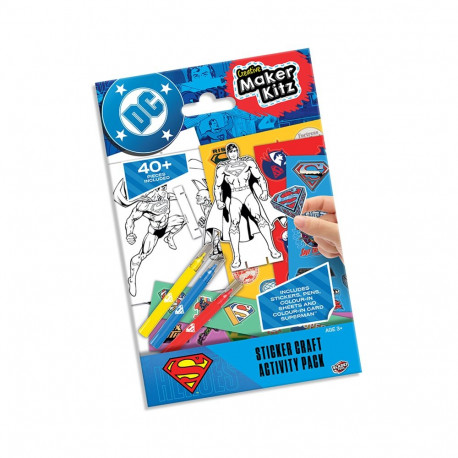 Superman kleepsudega tegevuskomplekt