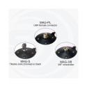 Sirio PM-100 PL Power Mag magnetic mount Ø 92mm, 3,6m RG58 cable, UHF plug