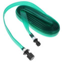 Garden hose sprinkler with quick connectors 3 m RC-K-1472 green