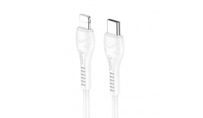 Cable USB C to Lightning Hoco PD 27W 1 m X37 white