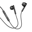 HOCO wire earphones Jack 3,5 mm with microphone M93 black