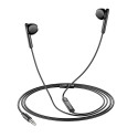 HOCO wire earphones Jack 3,5 mm with microphone M93 black