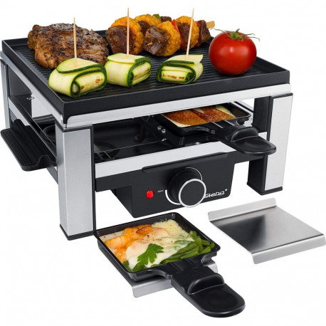 Steba cast raclette RC 104 (black / stainless steel)