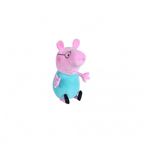 Peppa Wutz Papa Wutz (rosa/türkis, 37 cm)