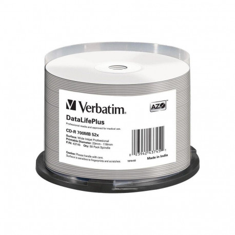 CD-R 700MB (52fach, 50tk, prinditav)