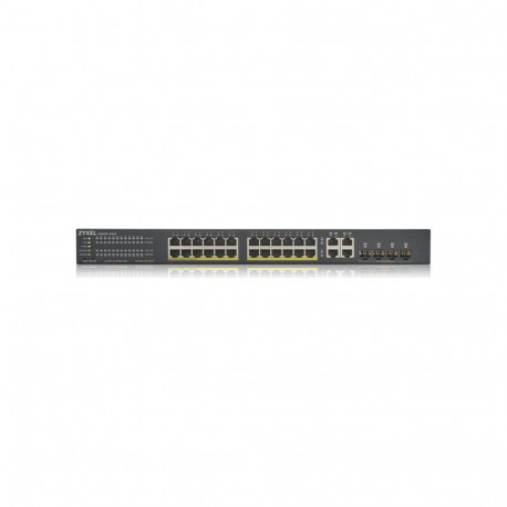 võrgulüliti GS1920-24HP V2 PoE+ 375W koguvõimsusega, must