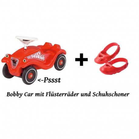 Bobby-Car-Classic istumisauto vaiksed rattad kingakaitsed, punane/must