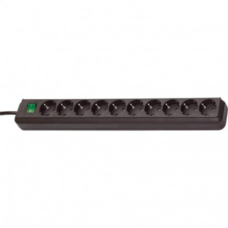 Eco-Line 10-pesaline pikendusjuhe 3m, must