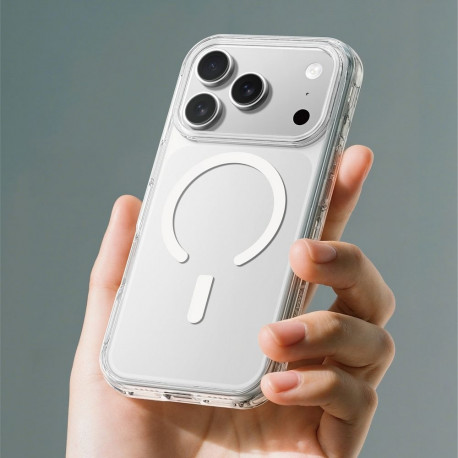 AmazingThing Titan Pro Case for iPhone 17 Pro Max Compatible with MagSafe - Clear