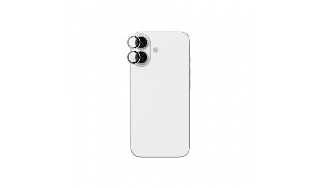 AmazingThing Lens Glass for iPhone 17 with Silver Aluminum Frame