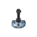 Thrustmaster TCA Sidestick X Airbus Edition must, hall USB analoog juhtkangi PC, Xbox